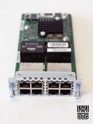 Cisco NIM-8MFT-T1/E1 ISR 4000 Series 8x T1/E1 Router Module, Tested!