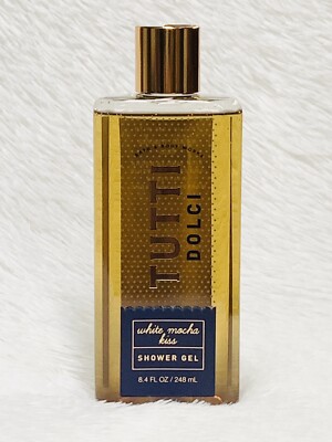 Bath & Body Works Tutti Dolci White Mocha Kiss Shower Gel 8.4 oz ***READ DESC***