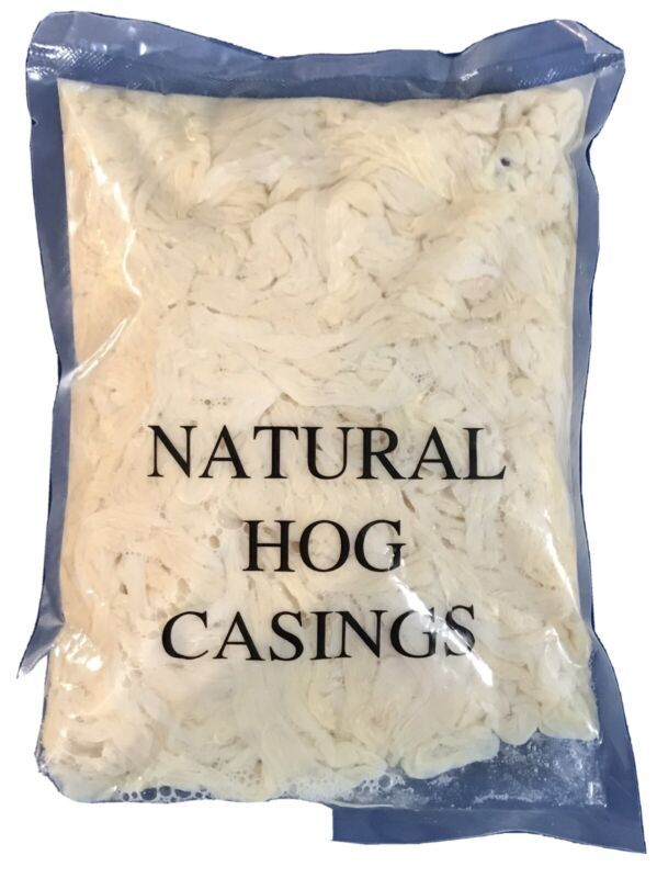 Natural Hog Casings for Sausage H10928 717497813340 ( 10 Hanks)