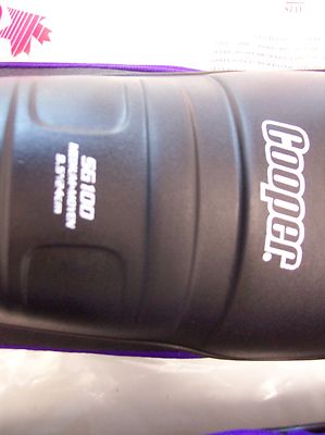 COOPER HOCKEY SHIN GUARDS sg 100 flexfit medium 9.5 inch 24 cm  hockey new