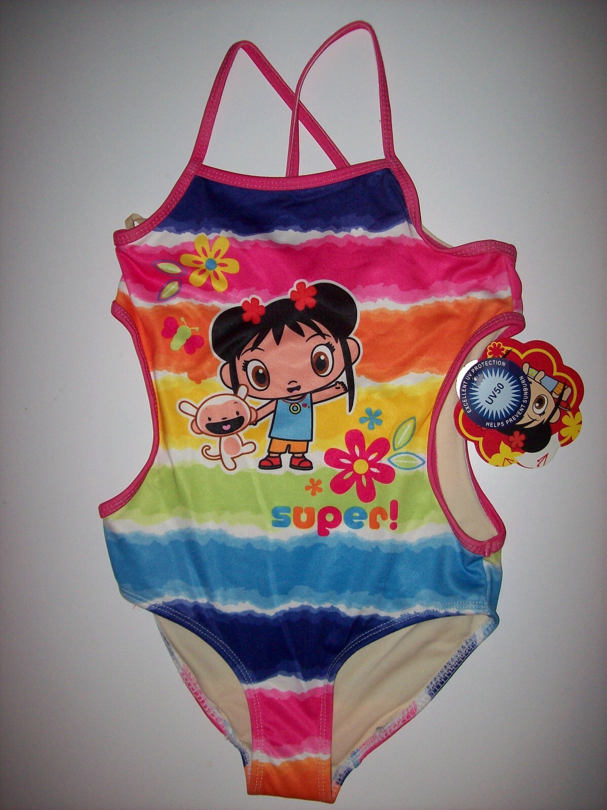 NiiHAi Swimwear Sサイズ Nessi Byrd Girls Sariah Swimsuit in Pink | Childsplay Clothing
