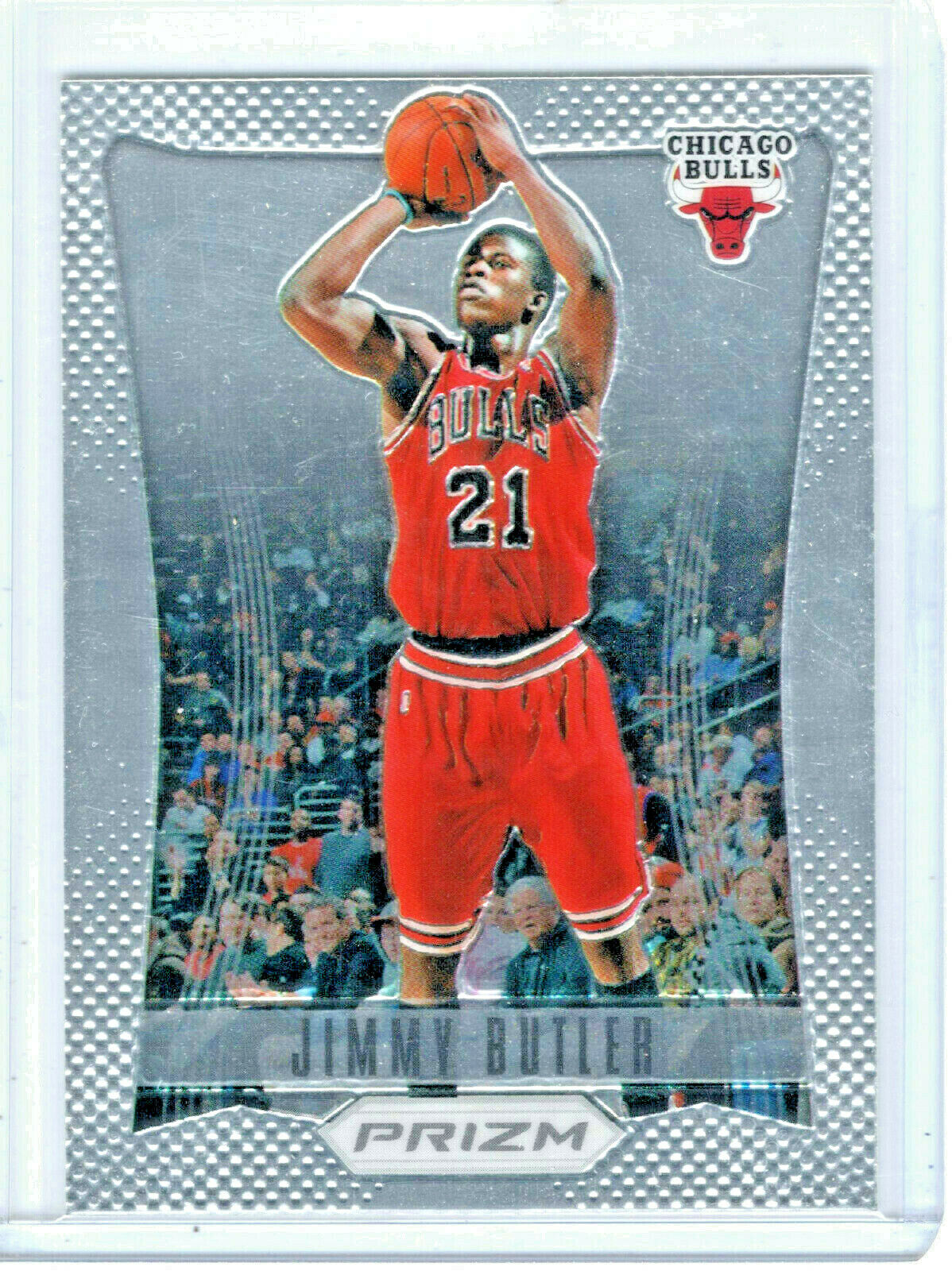 JIMMY BUTLER RC 2012-13 PANINI PRIZM ROOKIE CARD #205 BULLS HEAT RARE RC. rookie card picture