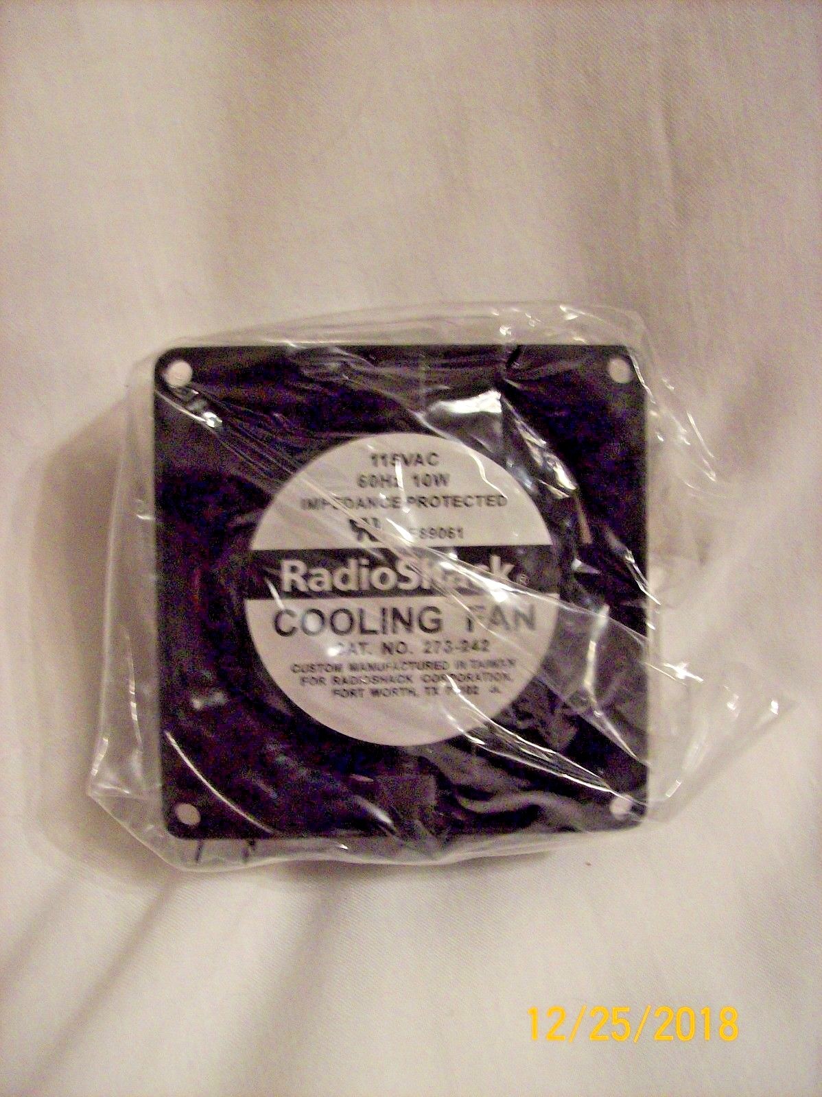 Radio Shack 273-242 Cooling Fan - 115VAC 3100RPM 32 CFM