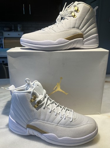 Air Jordan 12 Retro OVO White/Gold Sneakers NIB Size Mens 10 SKU