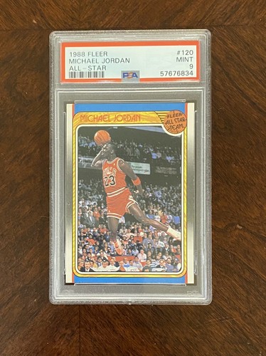1988-89 Fleer Michael Jordan #120 ジョーダン 1988/1989 Michael Jordan Fleer Bulls All Star Card #120