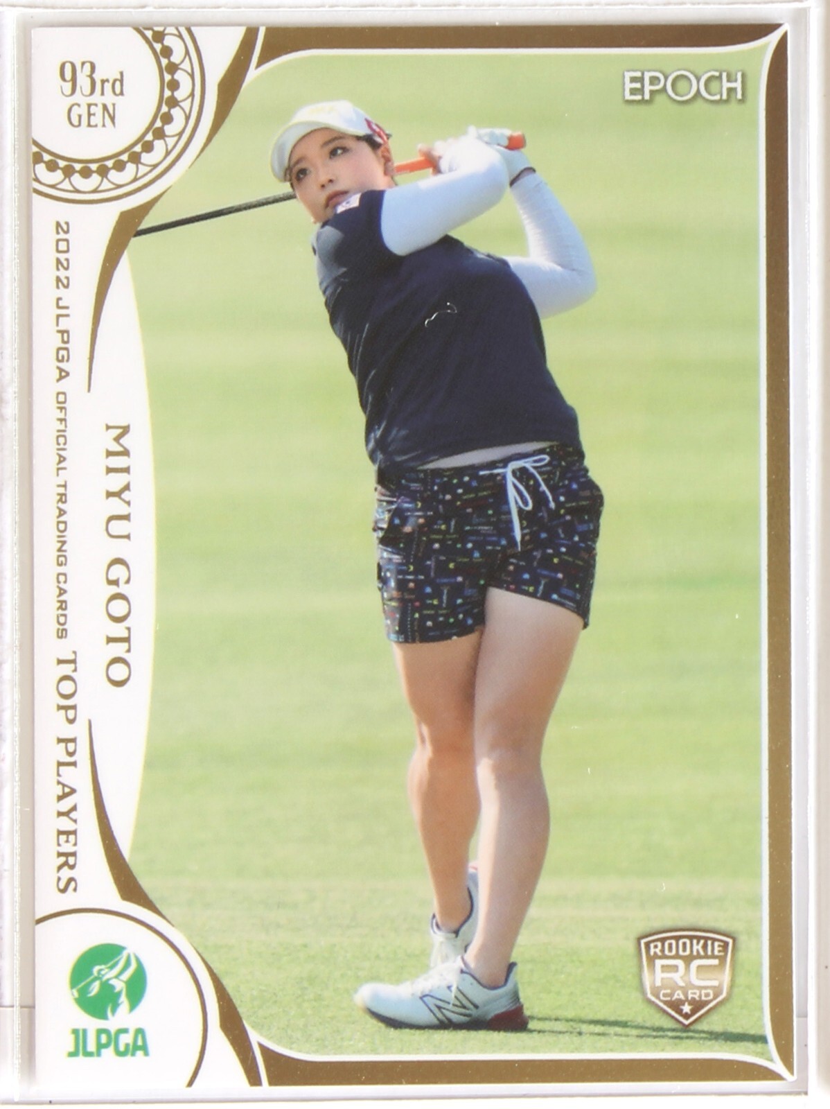 2024 epoch jlpga TOP PLAYER 安田祐香直筆サイン