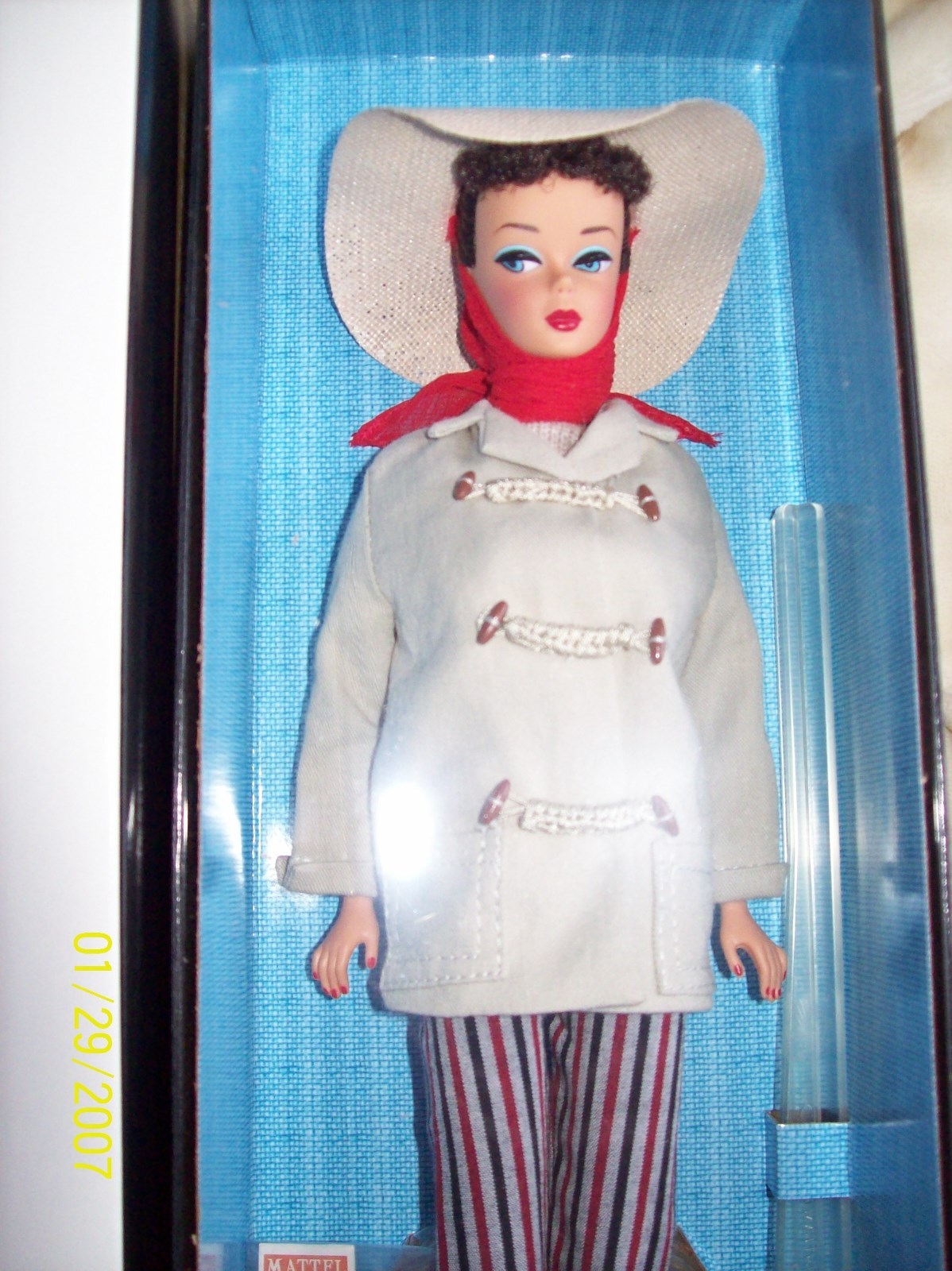 OPEN ROAD-NRFB VINTAGE BARBIE Reproduction - original shipper - Cert.of Auth.