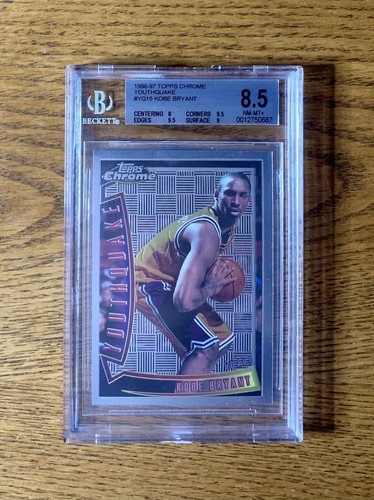 その他 1996 Topps Chrome Youthquake Kobe PSA 6 KOBE BRYANT 1996-97 TOPPS CHROME YOUTHQUAKE ROOKIE