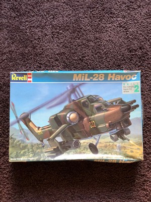 MiL-28 Havoc Soviet Helicopter Revell Model Airplane Kit Korea 1991 4042