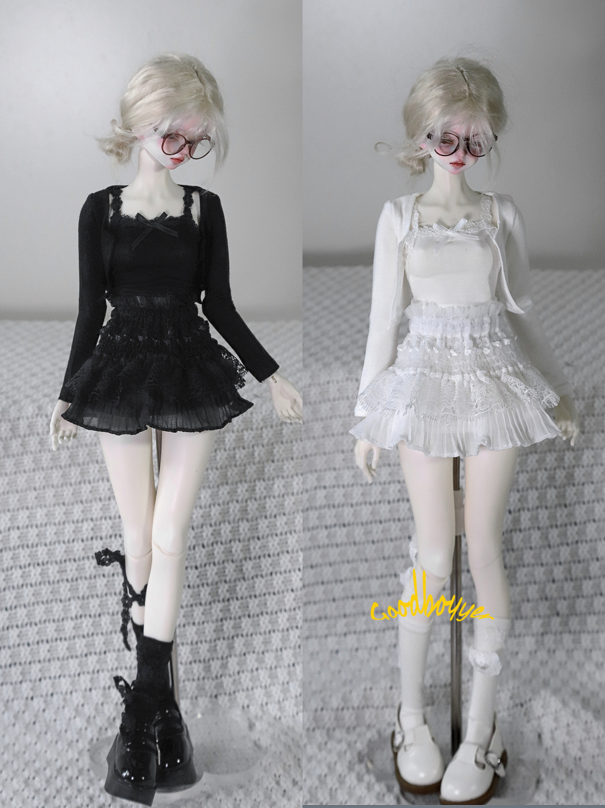 BJD Doll Clothes 1/4女性用ボディカワイトロングドレス、カジュアルスーツBJD Beautiful Doll Outfit Accessories BJD Doll Clothes 1⁄4女性用ボディカワイトロングドレス、カジュアル