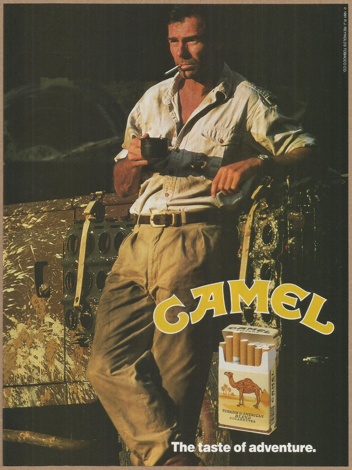 Реклама сигарет Camel актер
