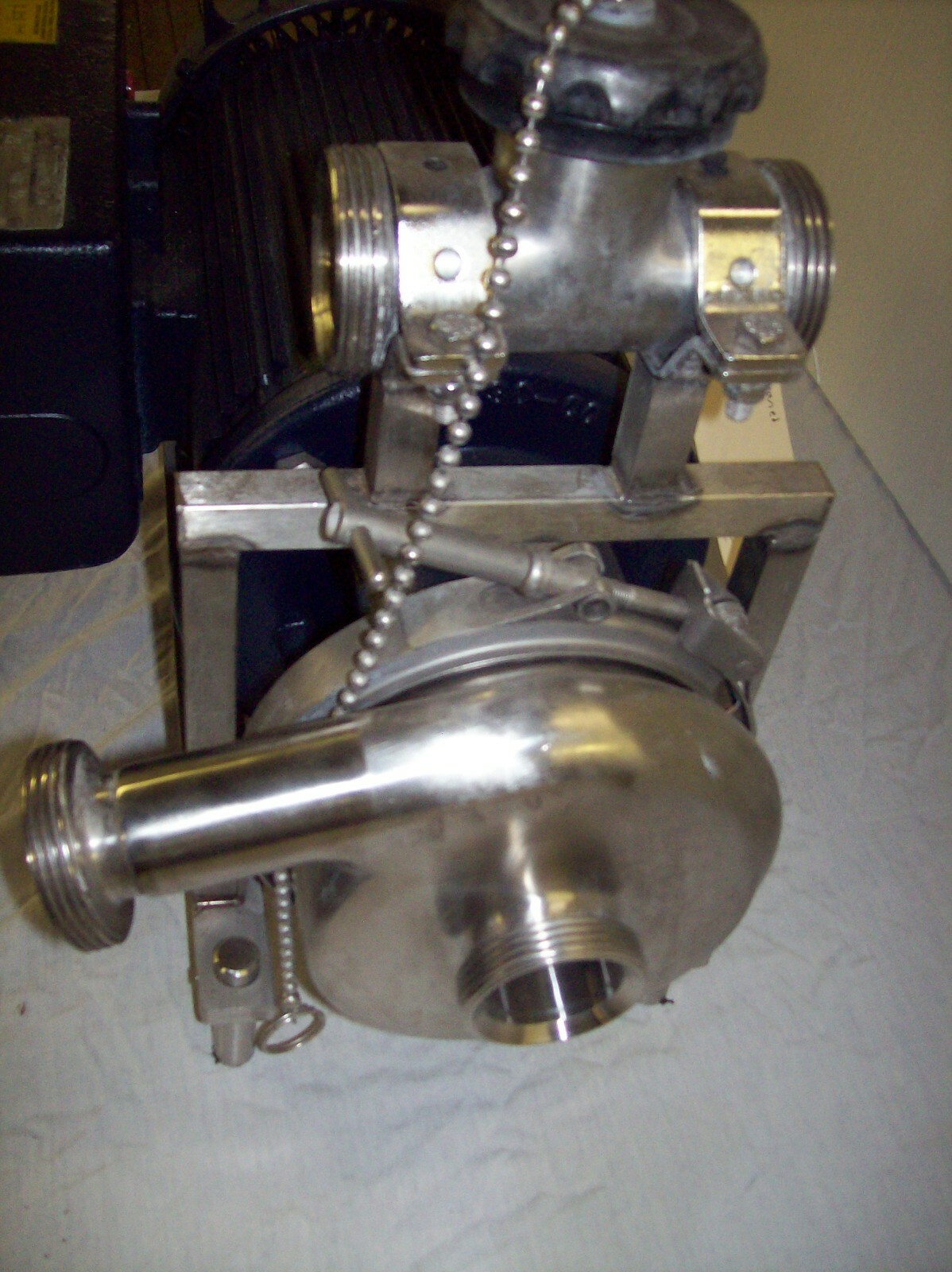Thomsen #6 Milk Sanitary Pump with 3hp Motor