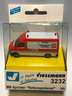 Viessmann 1/87 'ASB Rettungsdienst Mannheim' Mercedes Sprinter Ambulance