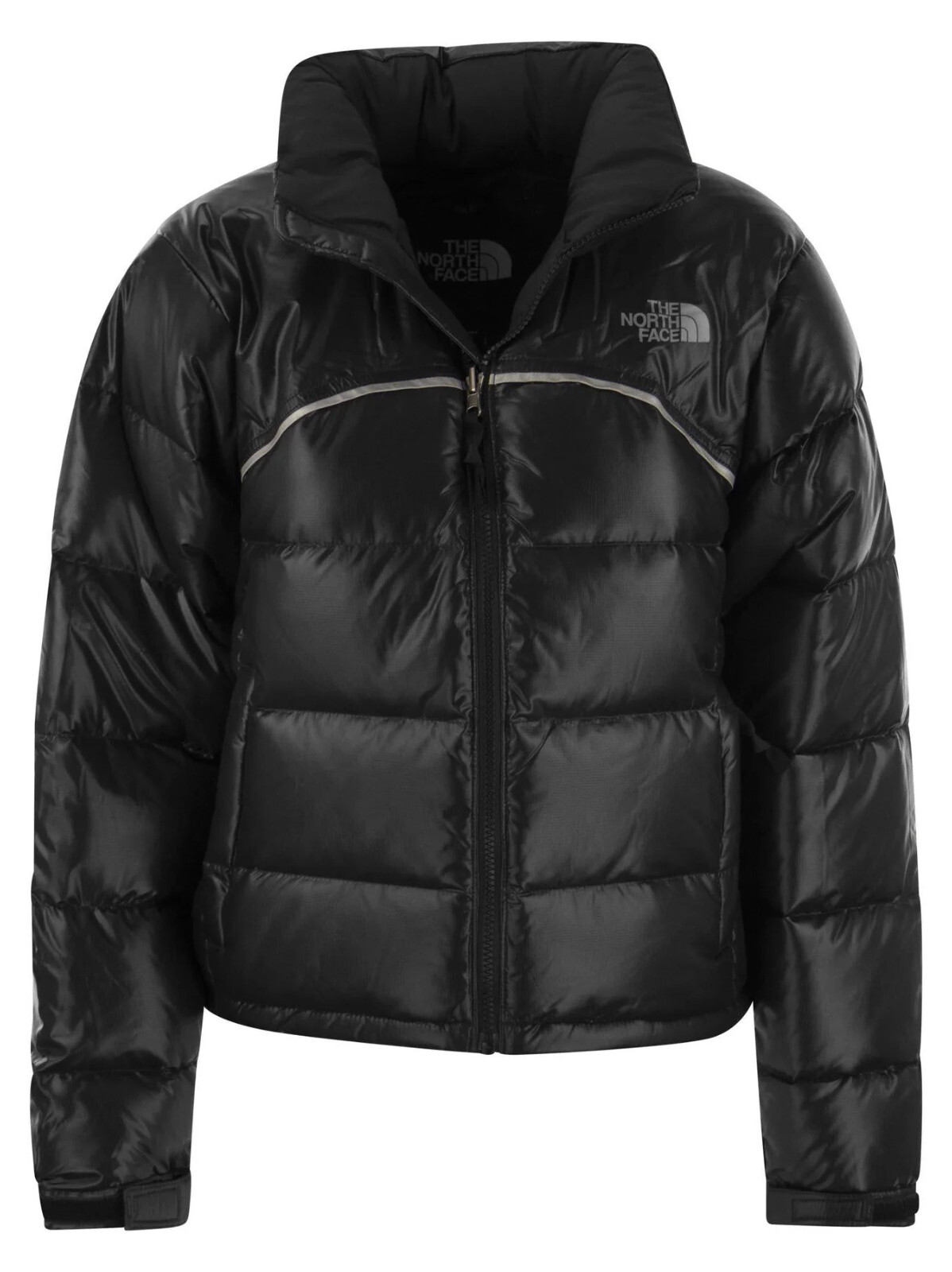 Pre-owned The North Face Women's  Retro Nuptse 2000 Short Crop 700-down Jacket, Black,