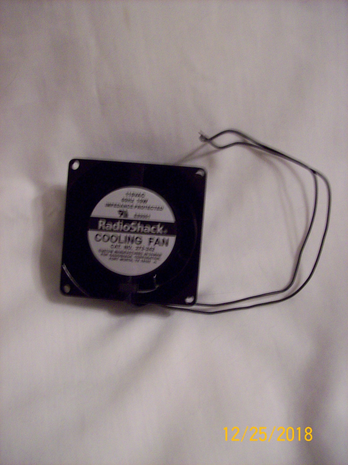 Radio Shack 273-242 Cooling Fan - 115VAC 3100RPM 32 CFM