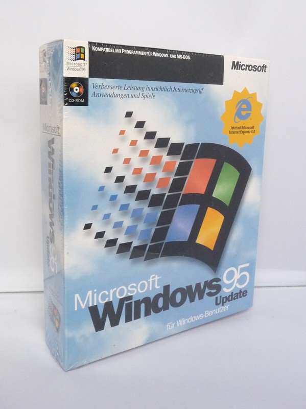 Microsoft Windows 95 Update - Retail/Box - Deutsch - RaritÃ¤T