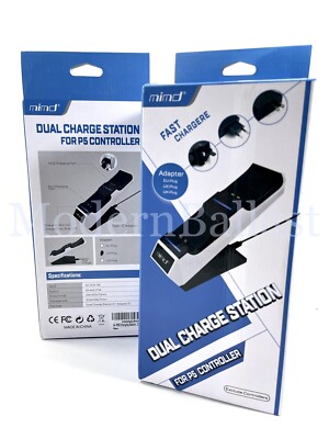 PlayStation 5 PS5 DUAL CHARGING STATION DOCK STAND For Dual Sense Controller NEW