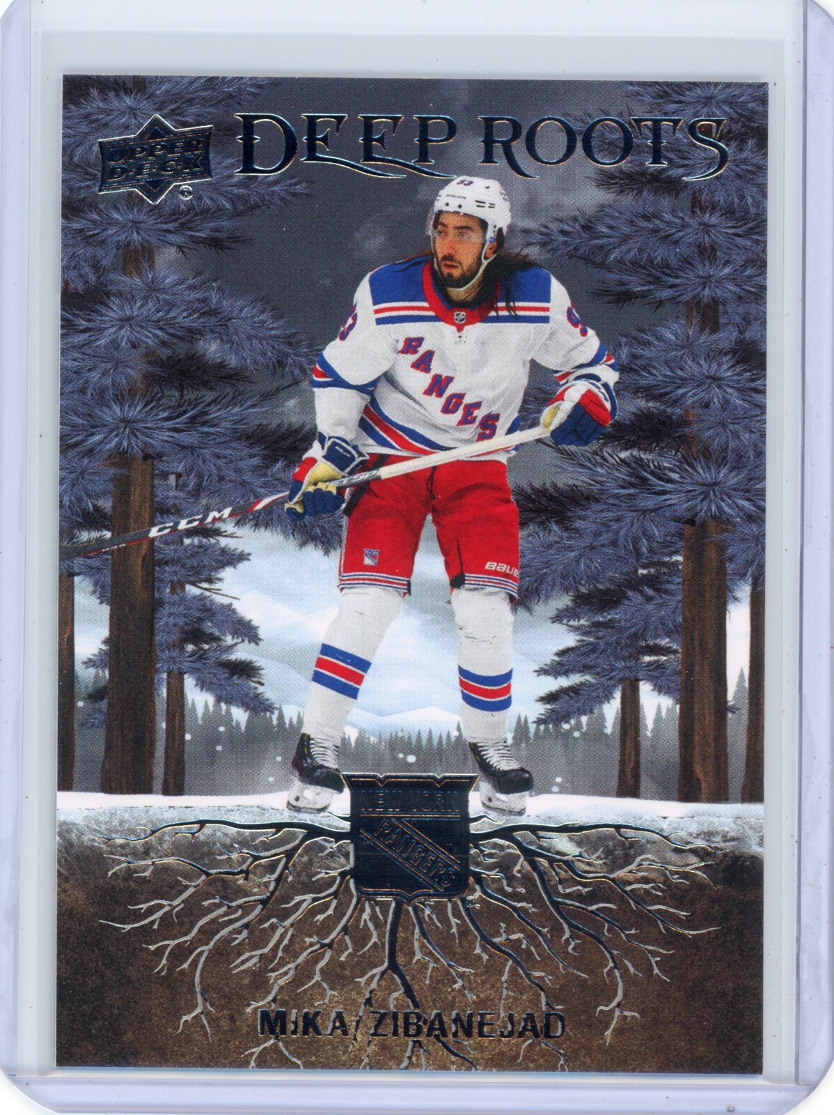2023-24 Upper Deck Mika Zibanejad Deep Roots Insert - New