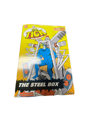 NEW! THE TICK, THE STEEL BOX, 1995, Ban Dai Action Figure, IN BOX SEALED
