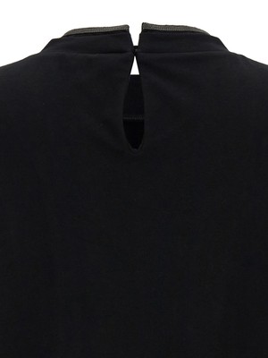 Pre-owned Brunello Cucinelli Monile Crew Neck T-shirt In Black