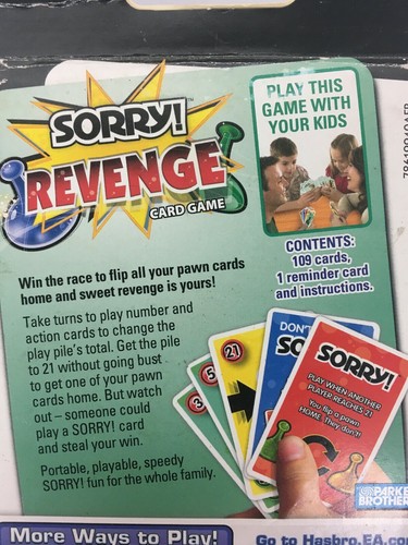 Monoply, Sorry, and Uno  Card Games