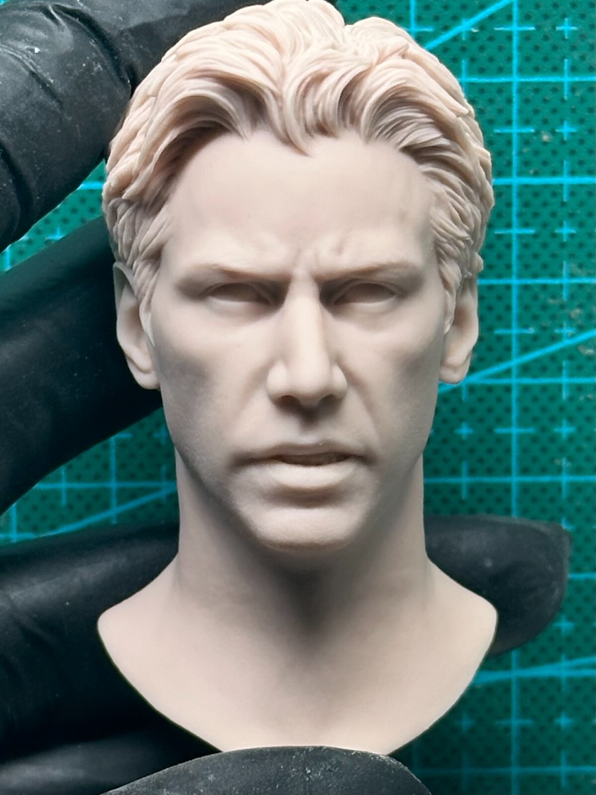 reeves keanuさま専用 1/6 scale High Detail Unpainted Keanu Reeves Head Sculpt for