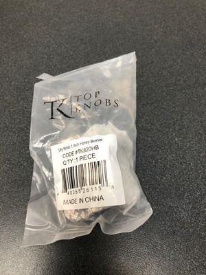 Top Knobs TK820HB Serene 1 Inch Mushroom Cabinet Knob - Honey Bronze