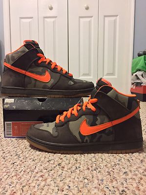 Nike Dunk High Pro SB - Brian Anderson - Sable Green - Safety Orange - SneakerNews.com