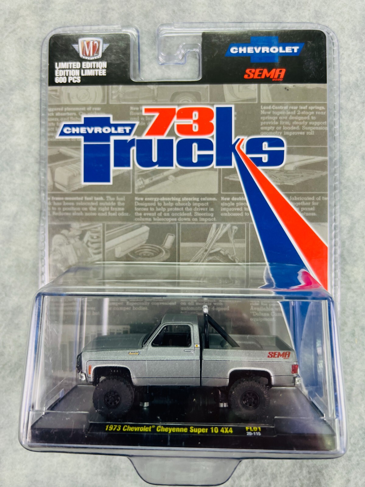 ミニカー M2 MACHINES Chevrolet Cheyenne Super 10 1973 Chevrolet Cheyenne Super 10 Square Body Bedless Truck