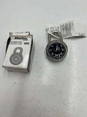 Master Lock Combination Padlock 1525STK, Steel