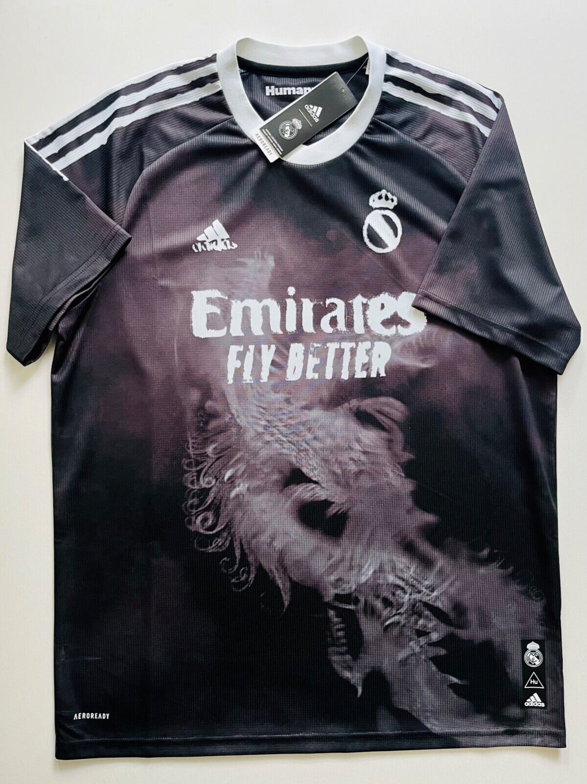 adidas Real Madrid Human Race jersey mens GJ9110 adidas Real Madrid Human Race jersey mens GJ9110