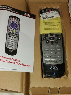 NEW Dish Network Bell ExpressVU 21.1 UHF Learning Remote Control #2 Model 180530