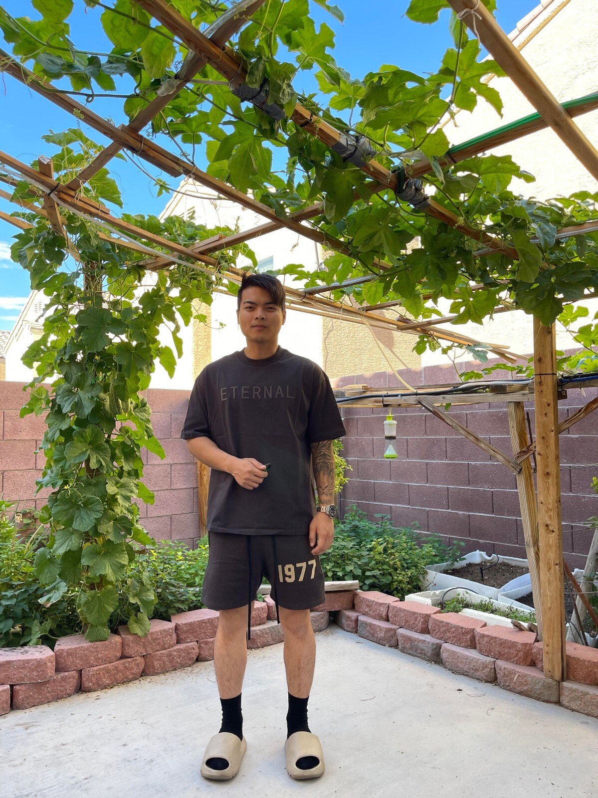 FOG SET FOG ETERNAL T-SHIRT & SHORT 1977 / BLACK / SIZE S, M, L