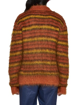 Pre-owned Marni Cardigan In Lobster