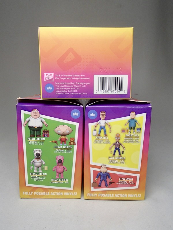 Loyal Subject FOX Animation King of the Hill HANK figure Family Guy American Dad