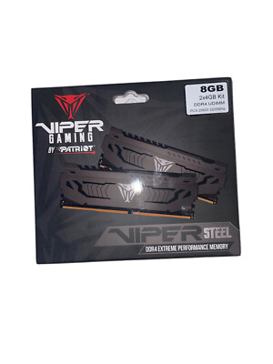 Patriot Viper Steel DDR4 8GB (2 x 4GB) 3200MHz Memory Kit (Open Box)