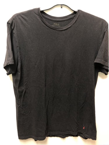 ★関税込み★ POLO RALPH LAUREN BLACK COTTON T-SHIRT Polo Ralph Lauren logo-print Cotton T-shirt | Black | FARFETCH