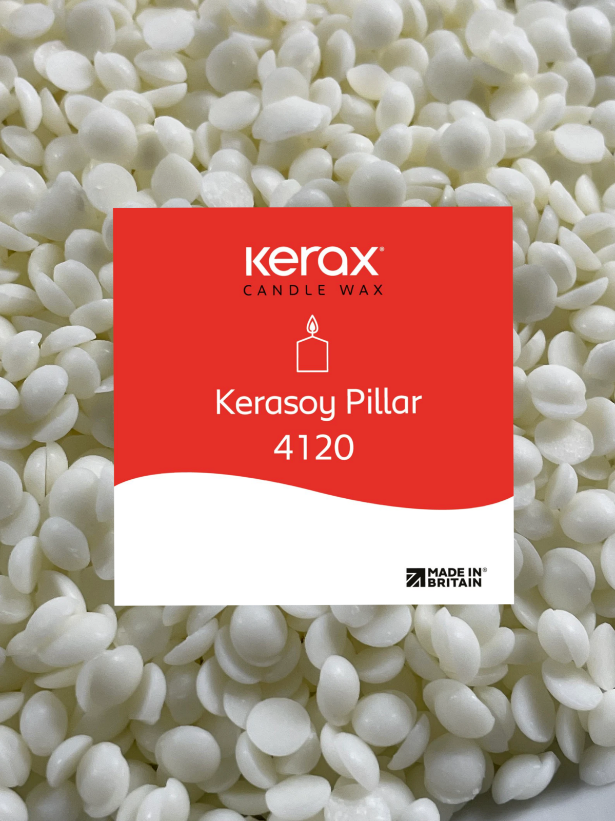 Kerax KeraSoy Pillar 4120 Candle Soy Wax for pillars and melts