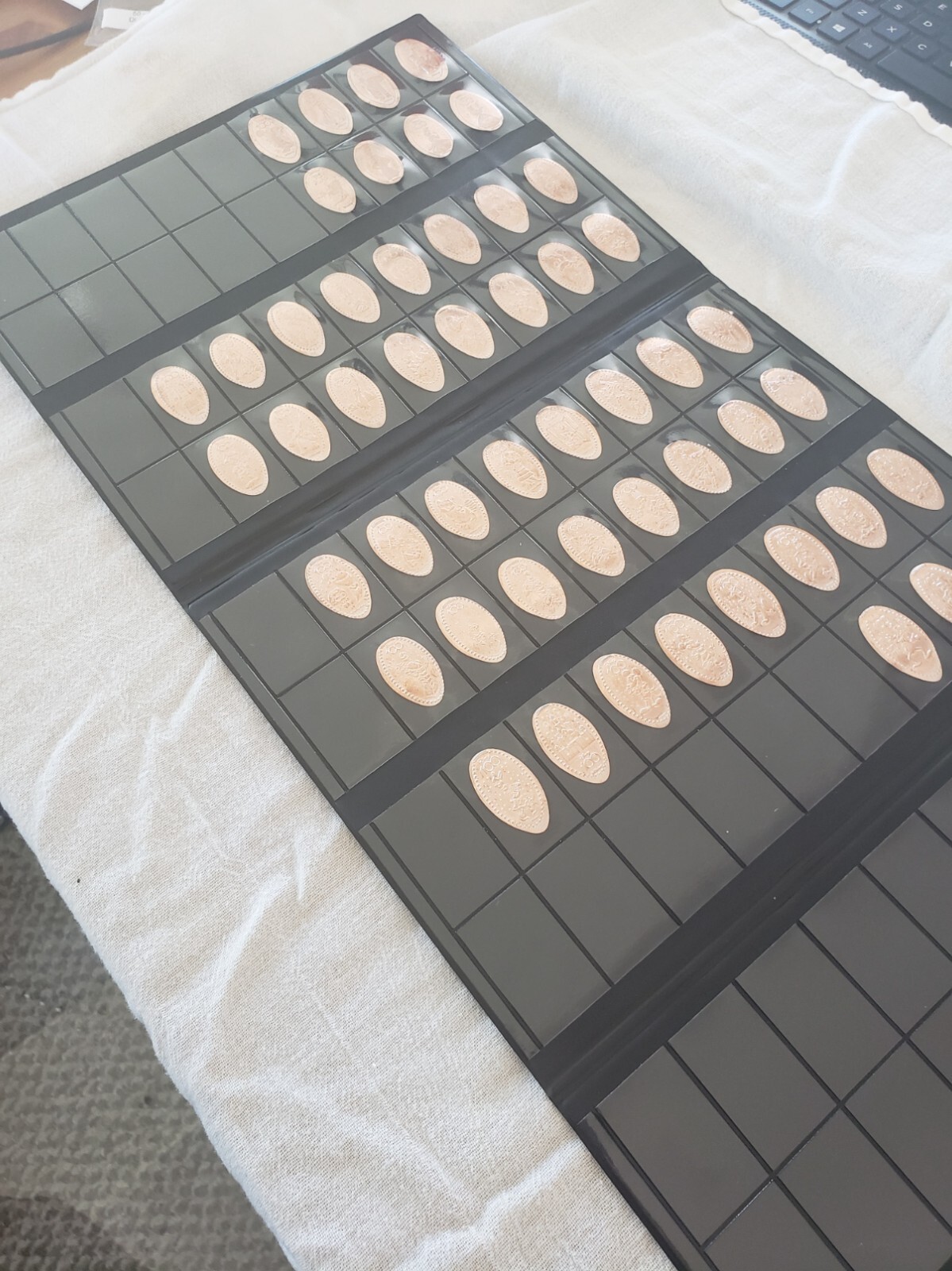 Disney 100th Anniversary Extra Large Pressed Penny Book - Holds 144 Coins