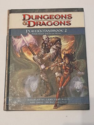 Dungeons & Dragons Players Handbook 2 Rule book