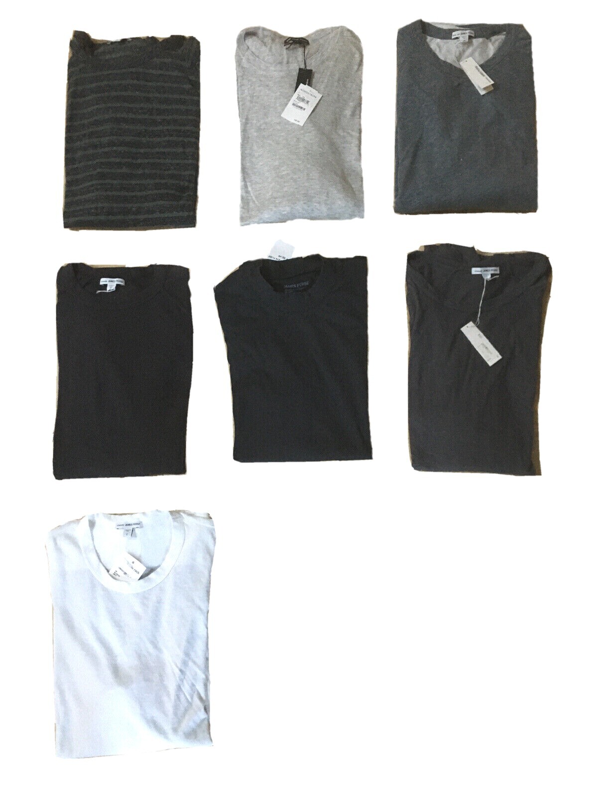 James Perse Men's Standard, Yosemite or Raglan Long Sleeve