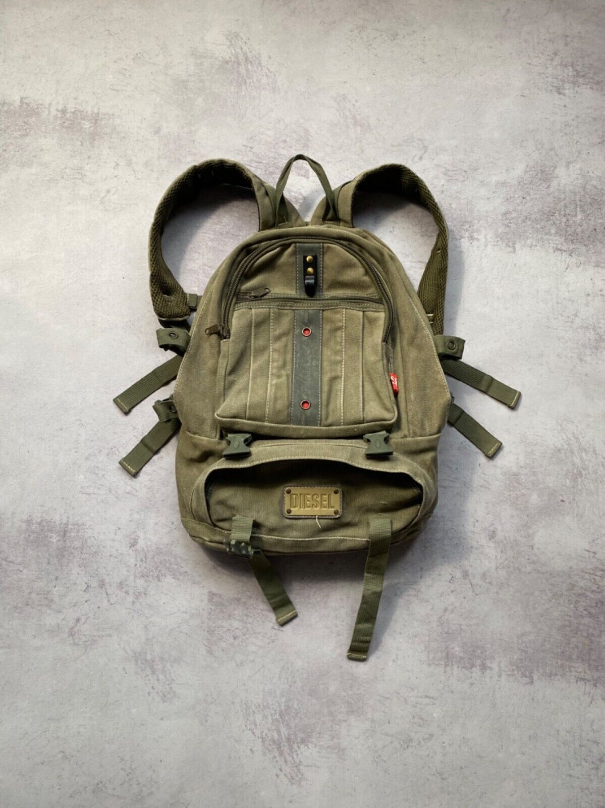 Vintage Diesel Military Backpack Y2K | eBay Vintage Diesel Military Backpack Y2K | eBay