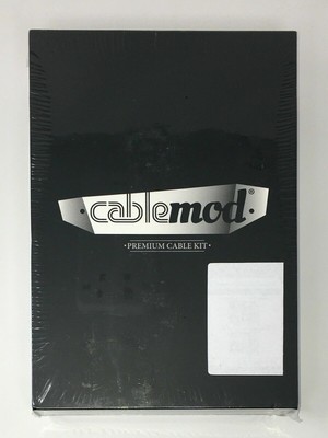 CableMod Premium SE-Series Black / Green Cable Kit, NEW Sealed Box