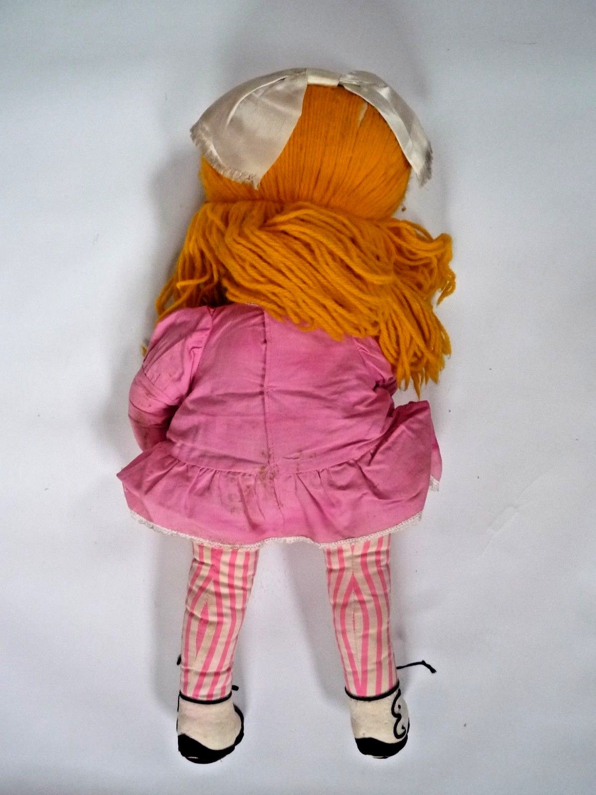 22 Inch All Fabric Freckle Faced Orange Haired Doll