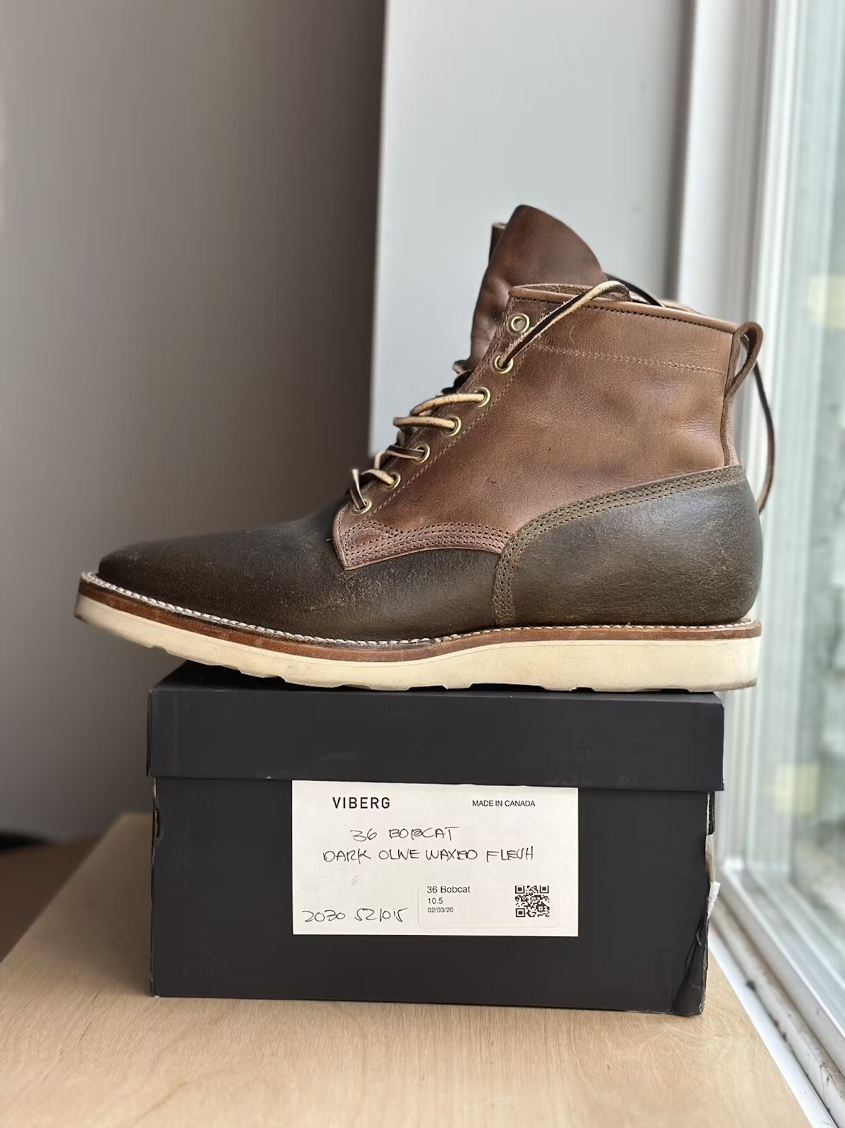 ☆ヴァイバー(Viberg)ボブキャットBobcatブーツ☆ブラウンUK7未 ☆ヴァイバー(Viberg)ボブキャットBobcatブーツ☆ブラウンUK7未