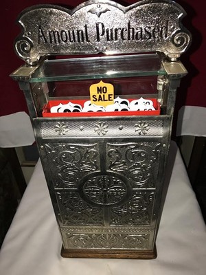 VERY RARE Old REFURBISHED Fine Scroll # 5 Nat'l Brass Candy Store Cash Register