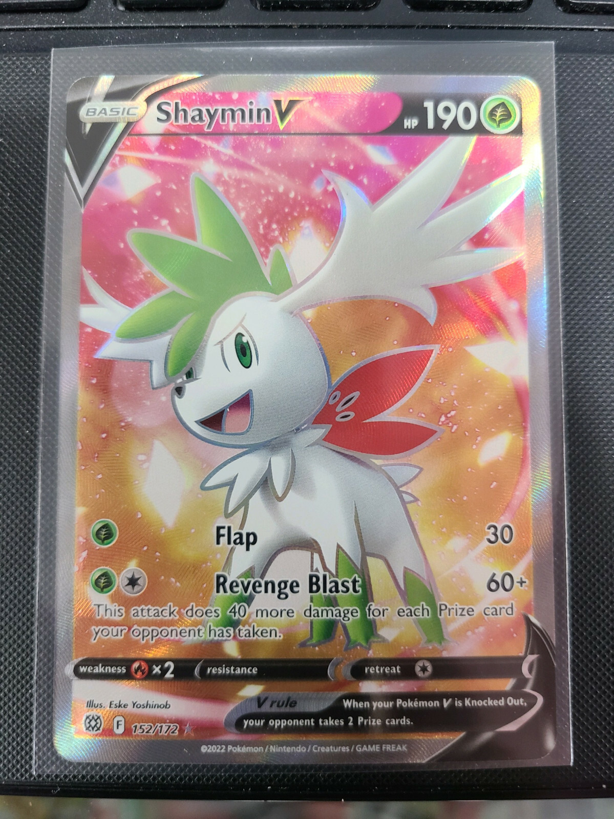 Pokemon TCG Brilliant Stars Full Art Shaymin V 152/172 Ultra