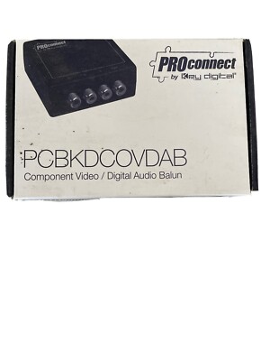 Pro Connect by Key Digital PCBKDCOVDAB CAT5/5e/6 Component / Digital Audio Balun