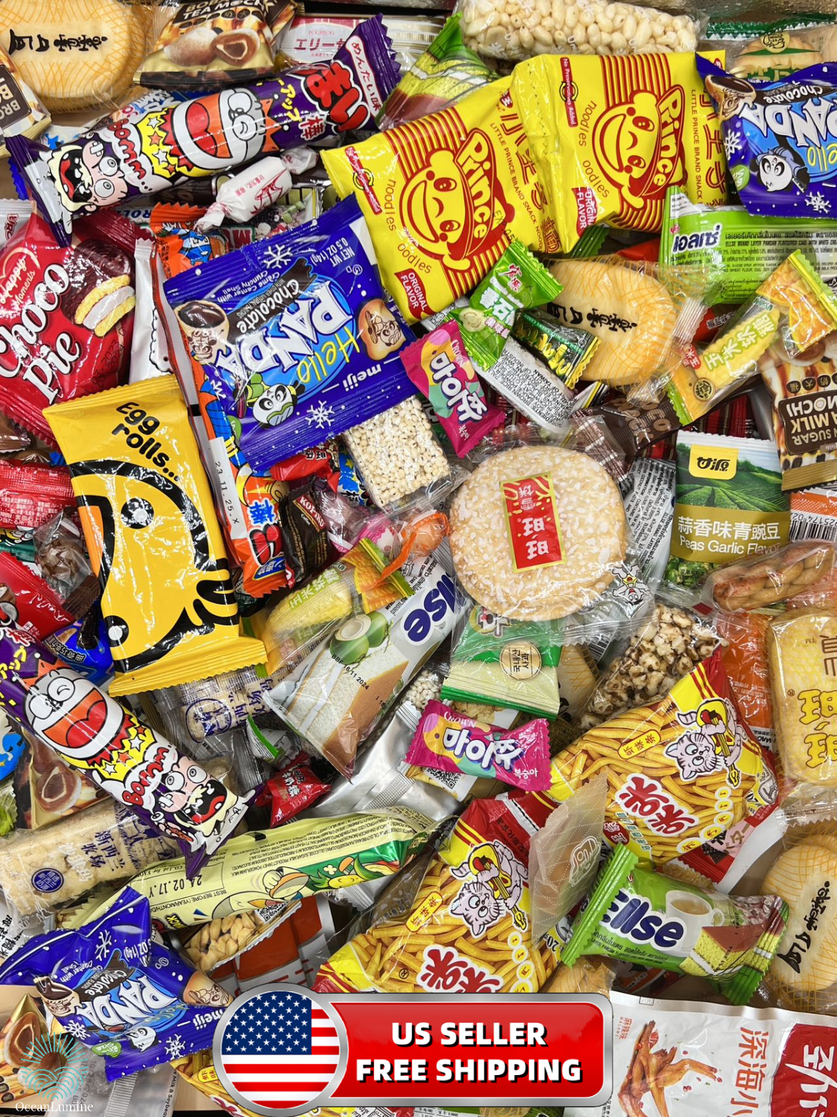 Free Priority 60 Pieces With Drink Japanese Korean Asian Snacks | SNACK SAMPLERS