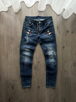 VTG Dsquared2 Skinny Jeans Bird Pants